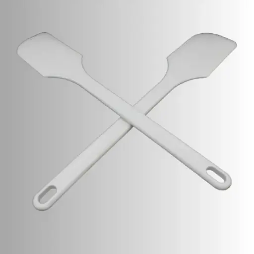 [WOH ECF 003057] Spatula flat bevelled, exoglass 220°C, l= 35.0cm