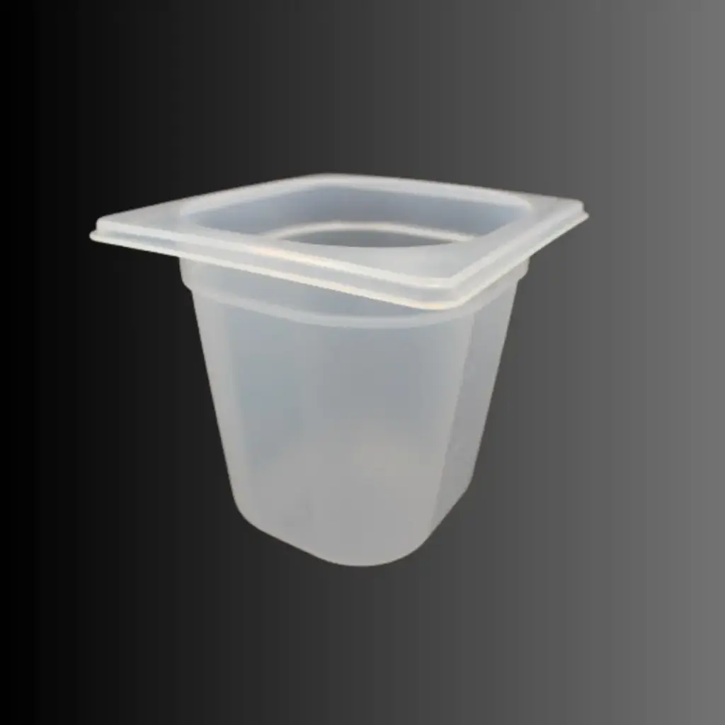 [WOH ECF 019047] GN container 1/6, polypropylene dim= 17.6x16.2x15.0cm, 2.0Ltr