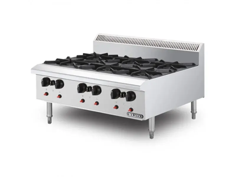 [WOH AH Gas Burner OB6-17] Berjaya OB6-17 _ Gas Range 6 burners