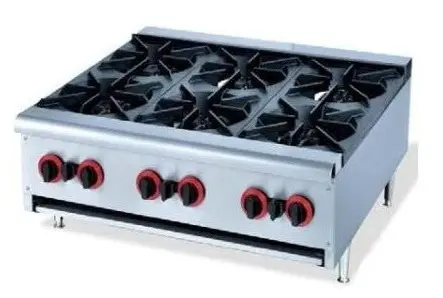 [WOH AH Gas Stove RH-RB-6] Table Top Gas Stove 6 Burners - RH-RB-6